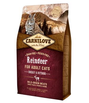 Carnilove Trockenfutter für Katzen Energy & Outdoor Adult, Rentier