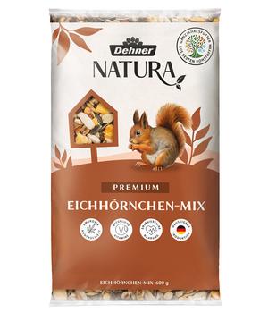 Dehner Natura Premium Eichhörnchenfutter Eichhörnchen-Mix, 600 g