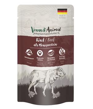 Venandi Animal Nassfutter für Katzen Monoprotein, Adult, 125 g