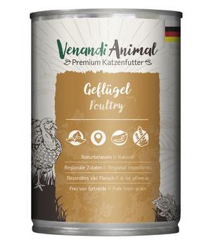 Venandi Animal Nassfutter für Katzen Adult, 400 g