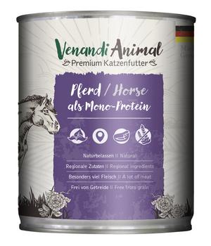 Venandi Animal Nassfutter für Katzen Monoprotein, Adult, 800 g