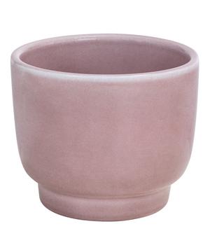 Dehner Keramik-Übertopf Ari, rosa, ca. Ø7,3 cm