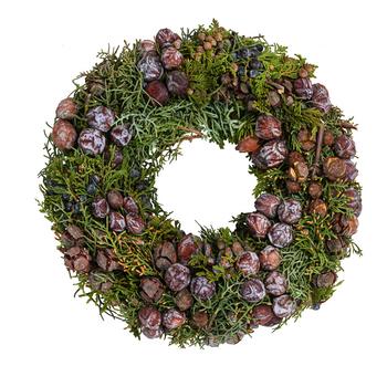 Kranz Zapfen Mix, einseitig gebunden, ca. Ø30 cm