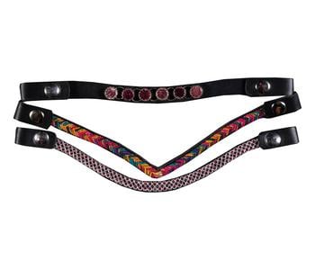 HKM KIDS Hobby Horsing Stirnbänder, pink, 3er-Set