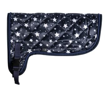 HKM KIDS Hobby Horsing Decke mit Print, navy mit Sternenmuster