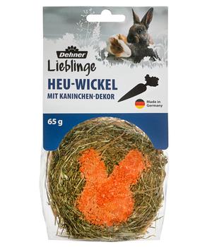 Dehner Lieblinge Heu-Wickel mit Kaninchen-Dekor, 65 g