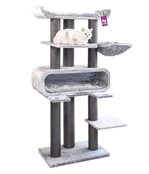 Petrebels Kratzbaum Route 180, grau, ca. B76/H180/T50 cm