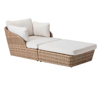 Dehner Gartenliege Tulum, 2-teilig, ca. B103/H66/T200 cm