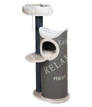 Trixie Kratzbaum Juana, grau/lichtgrau, ca. B57/H134/T46