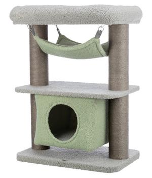 Trixie Junior Kratzbaum Lunito, grau/mint, ca. B52/H71/T34 cm