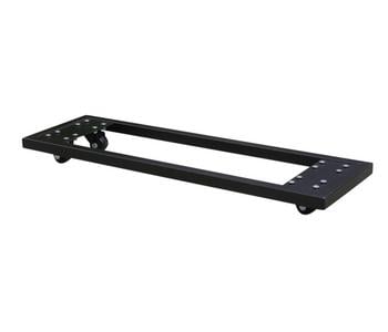 Eastwest Pflanzenroller für Pflanztröge, schwarz, ca. B72/H7/T22 cm