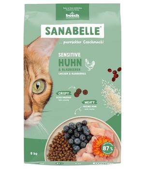 Sanabelle® Life Trockenfutter für Katzen Sensitiv Adult, Huhn & Preiselbeeren