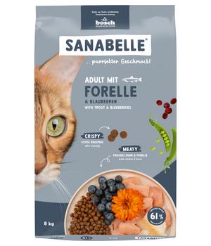 Sanabelle® Life Trockenfutter für Katzen Adult, Forelle & Blaubeeren