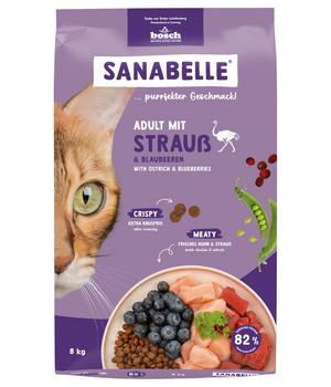 Sanabelle® Life Trockenfutter für Katzen Adult, Strauß & Blaubeeren