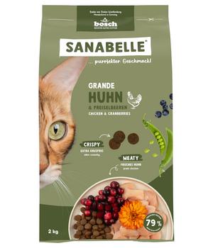 Sanabelle® Life Trockenfutter für Katzen Grande Adult, Huhn & Preiselbeere