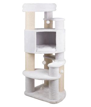 Trixie Kratzbaum XXL Zita, weiß, ca. B64/H147/T64 cm