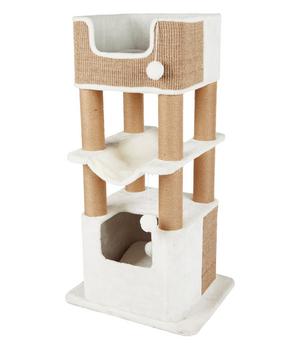 Trixie Kratzbaum XXL Lucano, weiß/taupe, ca. B58/H110/T48 cm