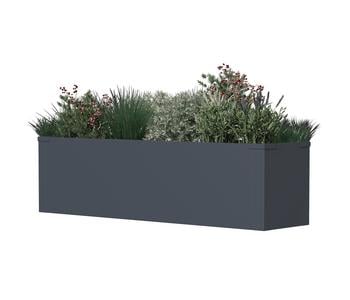 Westmann Metall-Pflanzkasten Talus, anthrazit