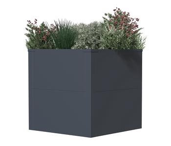 Westmann Metall-Pflanzkasten Talus, anthrazit