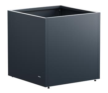 Herstera Metall-Pflanztopf Cube, quadratisch, anthrazit
