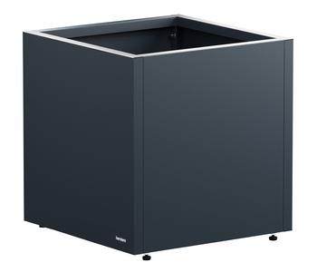 Herstera Metall-Pflanztopf Cube, quadratisch, anthrazit