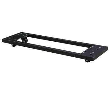 Pflanzroller für Pflanztröge, schwarz, ca. B92/H7/T32 cm