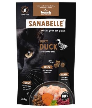 Sanabelle® Trockenfutter für Katzen Adult, Juicy Land-Ente