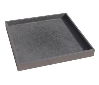 Eastwest Fiberglas-Untersetzer Bassin, quadratisch