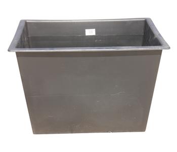 Eastwest Kunststoff-Pflanzeinsätze für Tröge, rechteckig, schwarz, ca. B49/H31/T38 cm, 2er-Set