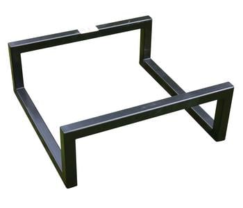 Eastwest Metall-Untergestell für Pflanzkübel, quadratisch, schwarz, ca. B50/H15/T50 cm