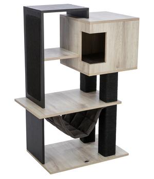 Trixie Kratzbaum CityStyle, grau/schwarz, ca. B58/H98/T38 cm