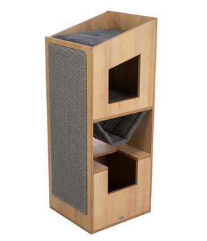 Trixie Kratztonne CityStyle, braun/grau, ca. B41/H105/T38 cm