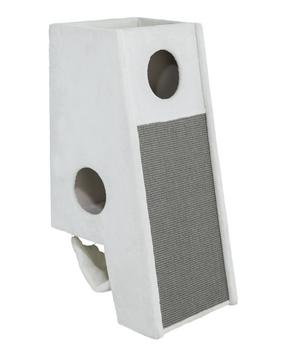 Trixie Kratzbaum mit Wandbefestigung, grau, ca. B59/H110/T49 cm