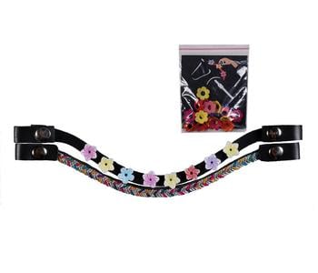 HKM KIDS Hobby Horsing Stirnbänder, flower, 3-teilig