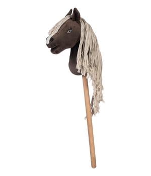 HKM KIDS Hobby Horse Professional Slim Line, dunkelbraun