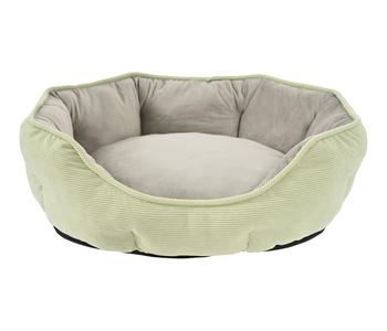 Dehner Lieblinge Kuschelbett Pitch, oval, grün
