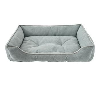 Dehner Lieblinge Kuschelbett Montana, rechteckig, grau