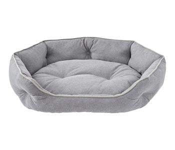 Dehner Lieblinge Kuschelbett Nevada, oval, grau