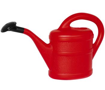 Geli Kunststoff-Gießkanne mit Gießbrause, rot, 1 Liter