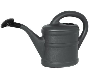 Geli Kunststoff-Gießkanne mit Gießbrause, anthrazit, 1 Liter
