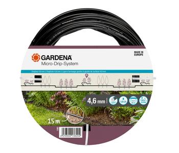 GARDENA Micro-Drip-System Tropfrohr oberirdisch, 3/16", 1,5 l/h, 15 m