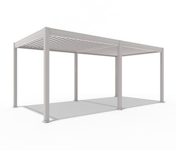 Weide Pergola LED E-Deluxe 3x6, ca. B600/H255/T300 cm