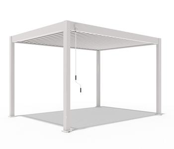 Weide Deluxe Pergola Voll-Alu, ca. B400/H255/T300 cm
