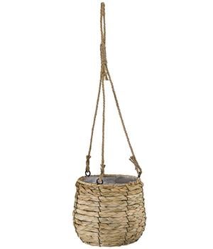 Dehner Seegras-Ampel Sonja, natur, ca. Ø20 cm