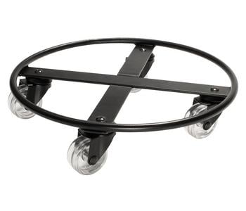 Wagner Pflanzroller Stahl, schwarz, ca. Ø25/H6,5 cm