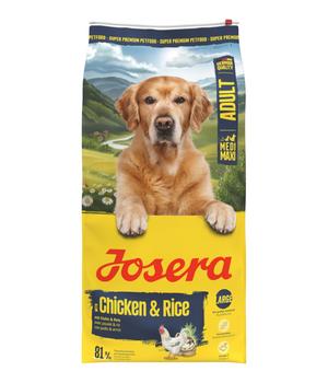 Josera Trockenfutter für Hunde Medi/Maxi Adult, Huhn & Reis