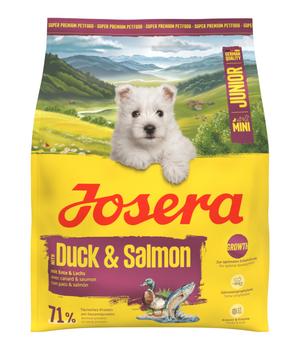 Josera Trockenfutter für Hunde Mini Junior, Ente & Lachs