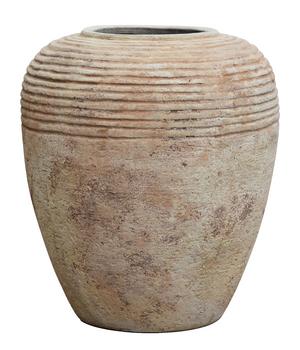 Dehner Terrakotta-Vase, rund, ca. Ø53/H61 cm