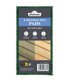 Dehner Reinigungspads für Holzmöbel, 2 Stk.