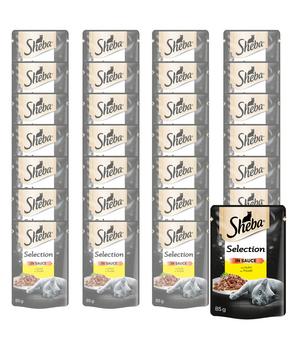 Sheba® Nassfutter für Katzen Selection in Sauce, 28 x 85 g